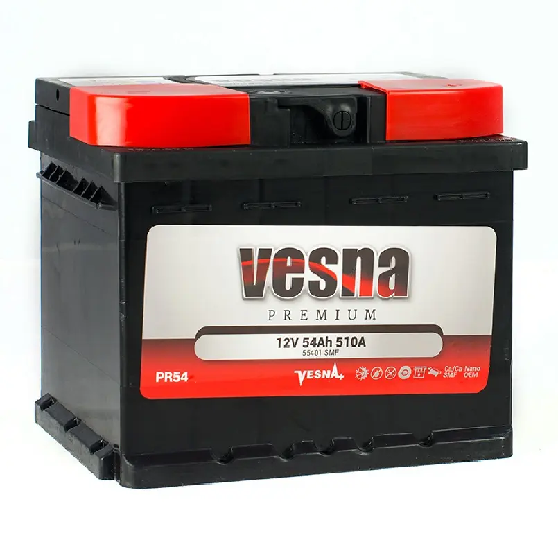 Купить Аккумулятор Vesna Premium 54 Ah (0) 510A PR54