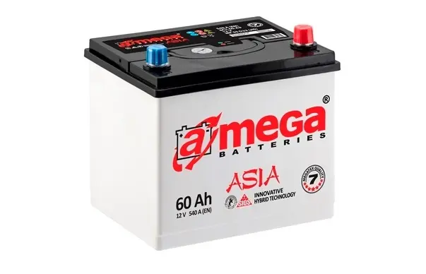 Купить Аккумулятор A-MEGA Asia (М7) 60 Ah (0) 540 A