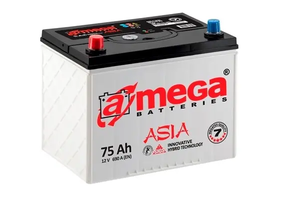 Купить Аккумулятор A-MEGA Asia (М7) 75 Ah (0) 690 A