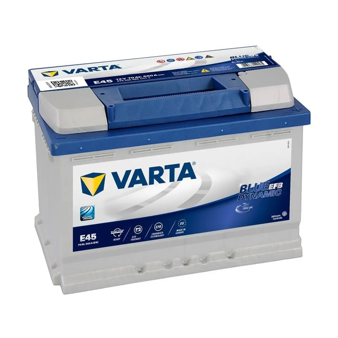 Аккумулятор Varta EFB Start Stop 70Ah 650A (E45) купить в Украине: Киев,  Одесса, Харьков, Днепропетровск, Запорожье недорого. Акбмаркет
