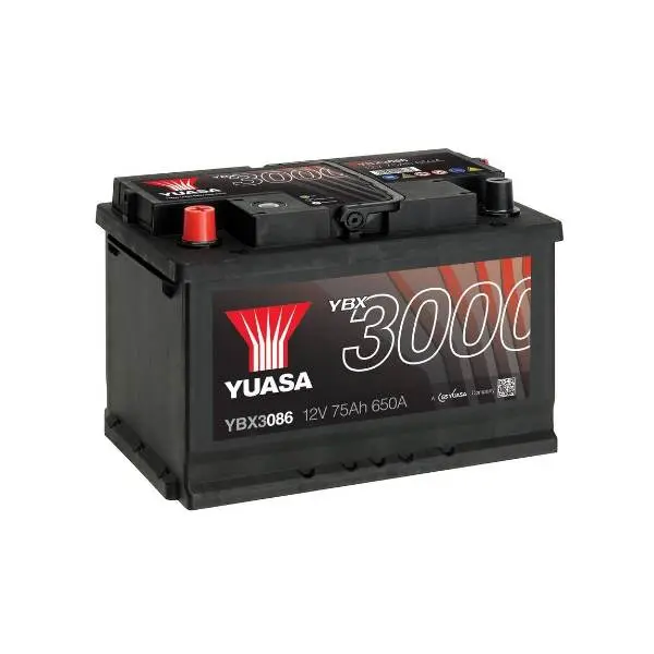 Купити Акумулятор Yuasa 75Аг SMF Battery YBX3086 (1)