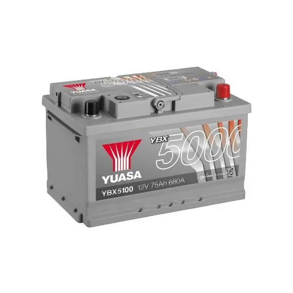 Купить Аккумулятор Yuasa 75Ah Silver High Performance (0) YBX5100