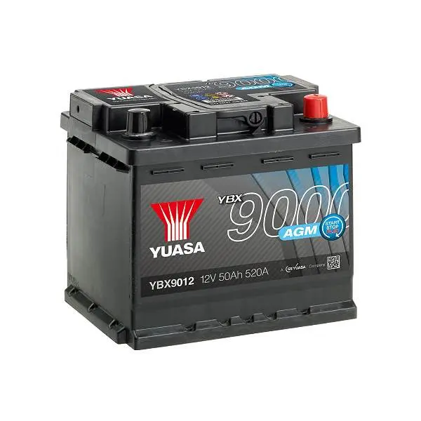 Купить Гелевый аккумулятор Yuasa 50Ah  AGM Start Stop Plus (0) YBX9012