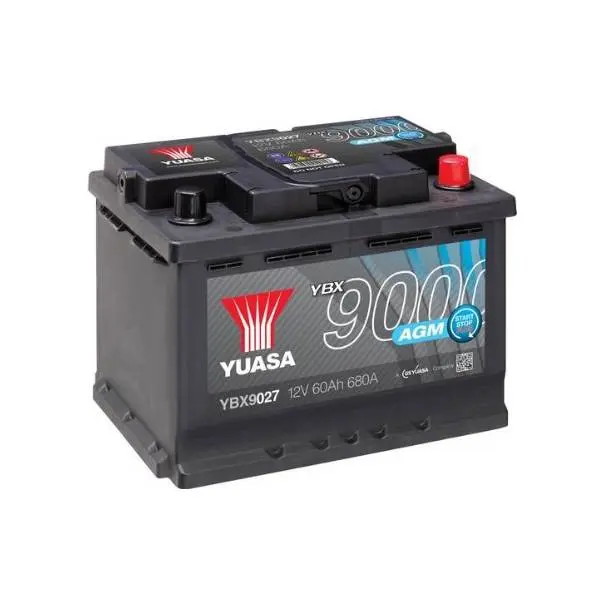 Купить Гелевый аккумулятор Yuasa 60Ач AGM Start Stop Plus Battery YBX9027 (0)