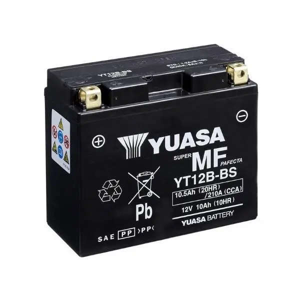 Купить Мото аккумулятор Yuasa 10,5Ah  MF VRLA (сухозаряженный)