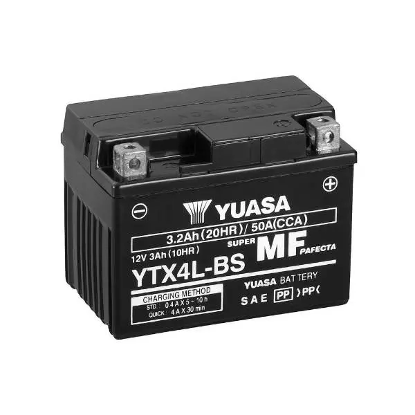 Купить Мото аккумулятор Yuasa 3Ah  MF VRLA AGM (сухозаряженный)