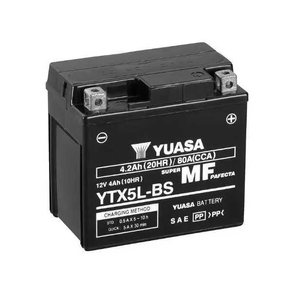 Купить Мото аккумулятор Yuasa 4Ah  MF VRLA AGM (сухозаряженный)