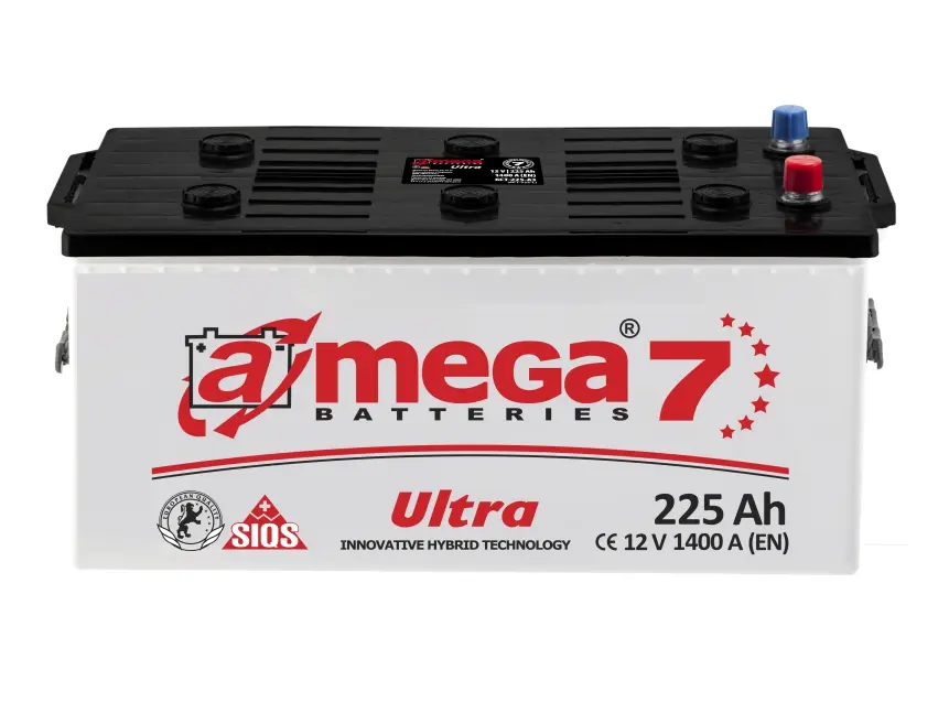 Купить Грузовой Аккумулятор A-MEGA Ultra 225 Ah (3) 1400 A