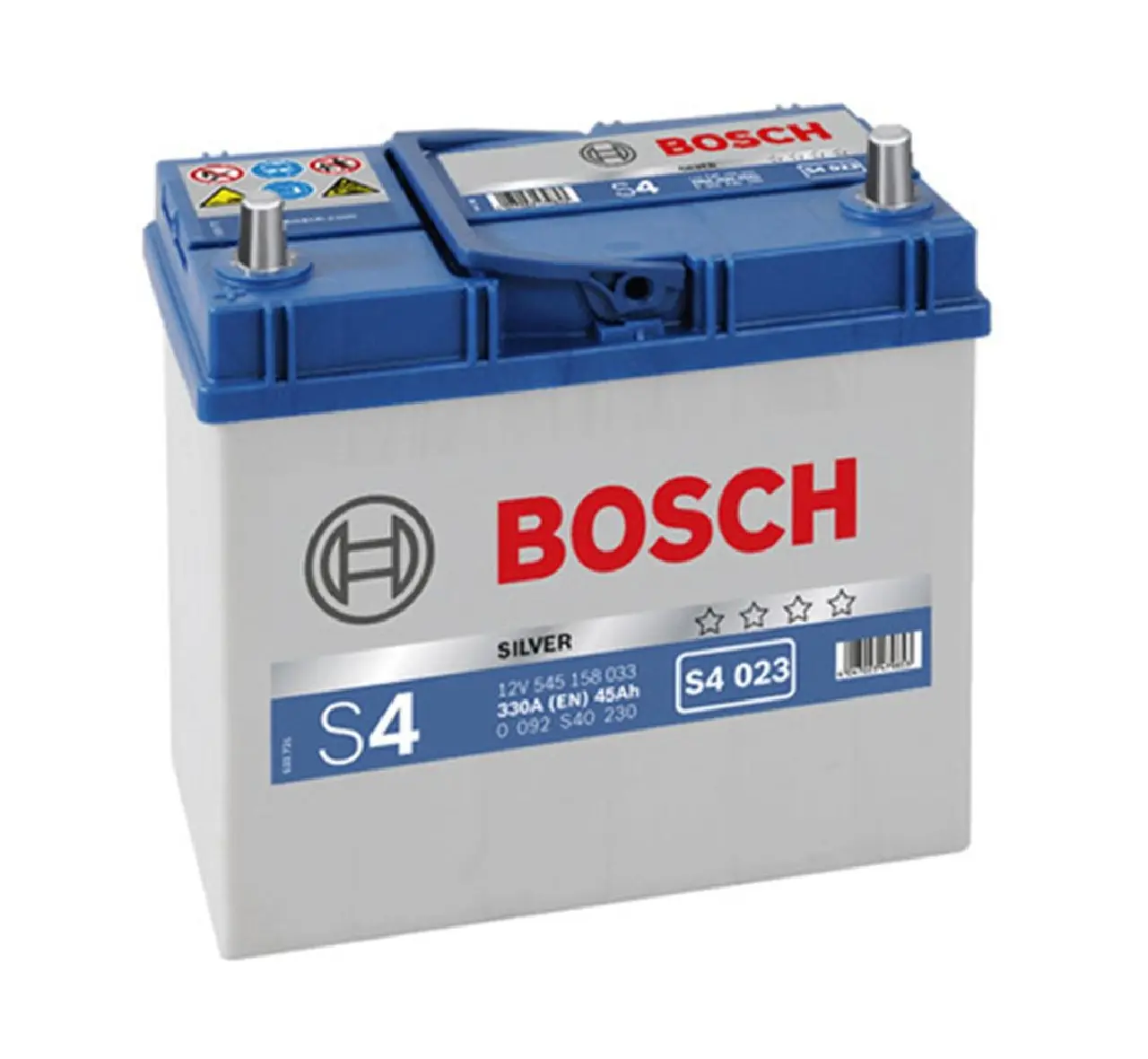 Купить Аккумулятор Bosch 45Ah S4 Silver (1) 330A Asia (S4023)