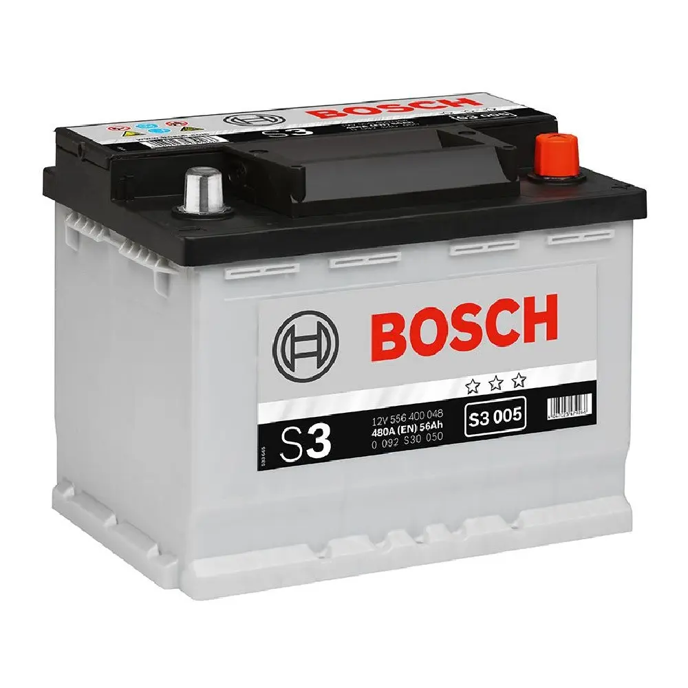 Купить Аккумулятор Bosch 56Ah S3 Silver (0) 480A S3005