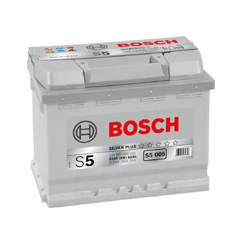 Купить Аккумулятор Bosch 63Ah S5 Silver (0) 610A S5005
