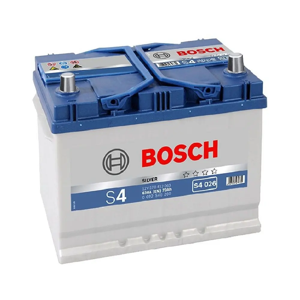 Купить Аккумулятор Bosch 70Ah S4 Silver (0) 630A Asia