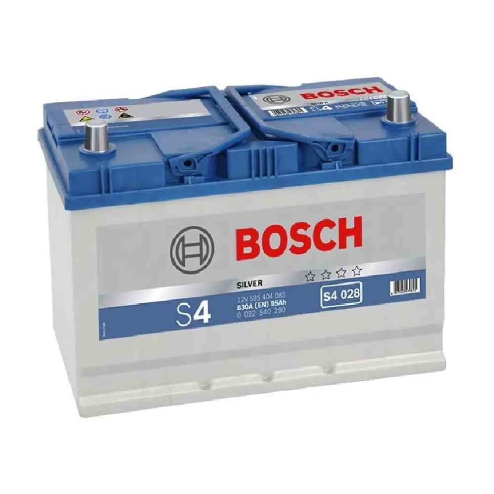 Купить Аккумулятор Bosch 95Ah S4 Silver (0) 830A Asia (S4028)