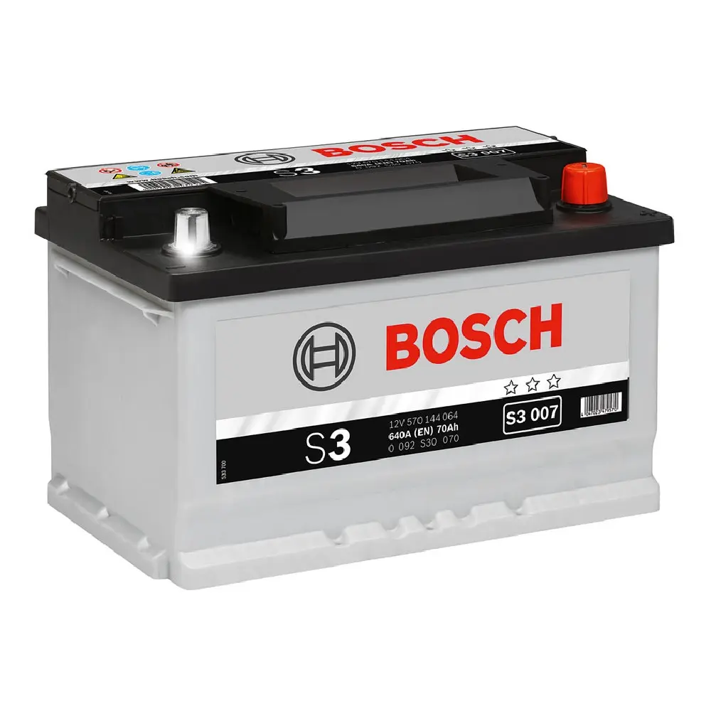 Купить Аккумулятор Bosch 70Ah S3 Silver (0) 640A S3007