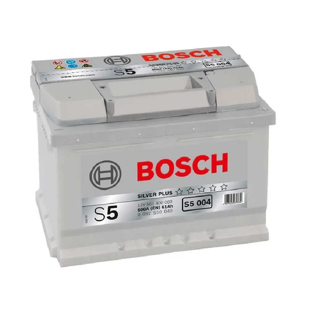 Купить Аккумулятор Bosch 61Ah S5 Silver (0) 600A S5004