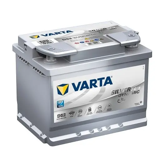 Купити Гелевий акумулятор Varta AGM Silver Dynamic 60Ah 680A (D52)