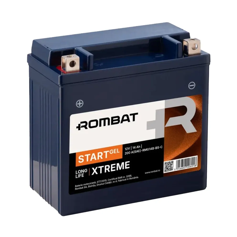 Мото акумулятор Rombat Start GEL 14Ah 200A RMG14-BS-C