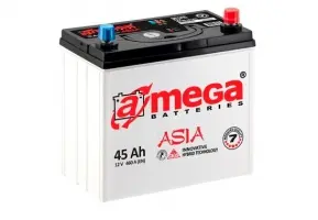 Аккумулятор A-MEGA Asia (М7) 45 Ah (0) 460 A